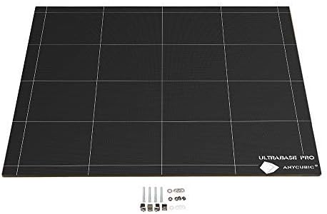 TRIGORILLA ANYCUBIC Ultrabase 3D Printer Heatbed Platform, Glass Plate with Microporous Coating (430x410mm, with Heated Bed)