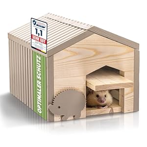 PATKAR Igelhaus Winterfest mit Boden