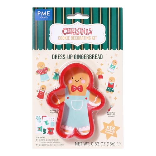 PME Natal kit de decoração bolachas - vestido homem de gengibre
