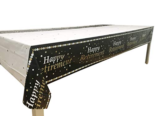 Oojami 3 Pack Happy Retirement Tablecover