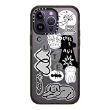 CASETiFY インパクト iPhone 14 Pro Max ケース [MIL規格準拠 (4x MIL-STD-810G)/2.5mからの落下試験をクリア] - INAP STICKER 01 - グロッシー ブラック