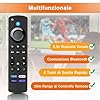 Glitfix Telecomando Vocale Sostitutivo(4 Gen) Compatibile con Amz Fir-e TV Stick 2nd Gen e 3rd Gen,Stick Lite,4K e 4K Max,Fir-es Cube 2nd e 3rd Gen,Con Funzione Bluetooth e 4 Tasti di Scelta Rapida #2