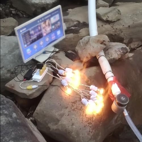 Gerador Hidrelétrico De Tubulação De 1000 W 220 V Gerador Hidrelétrico De Liga De Alumínio Carregado