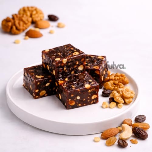 Image of Fulva Dry Fruit Black Halwa 200g, Authentic Premium Kozhikoden Halwas, Traditional Kerala Sweet, Soft Chewy Dry Fruit Halwa, Indian Dessert, Festival & Gift Sweet