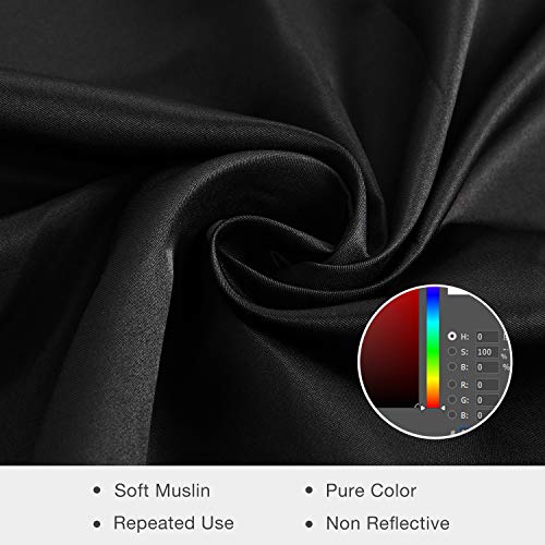 Yesker Musselin-Hintergrund für Fotostudio, zusammenklappbar, hochdichter Bildschirm für Videoaufnahmen, Fotoshootings… – Bild 3