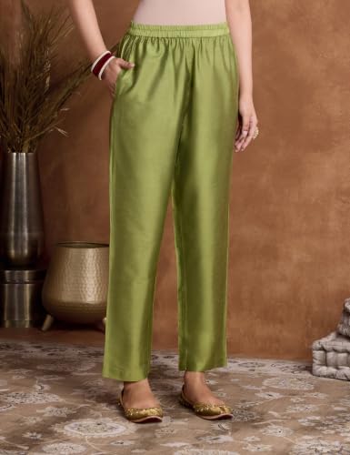 Image of Amazon Brand - Myx Women Embroidered Kurta Set with Designer Dupatta (Available in Plus Sizes)