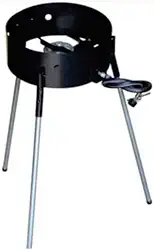 Fogão para Tacho De Alta Pressão 1 Boca À Gás Tripé - Fogareiro, Tacho