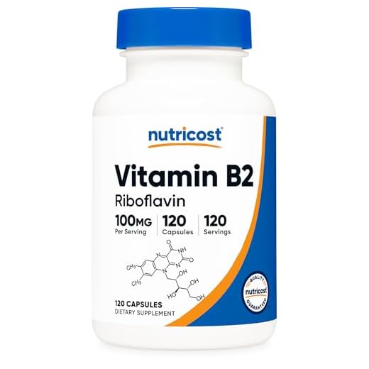 Nutricost Vitamin B2 100mg Capsules