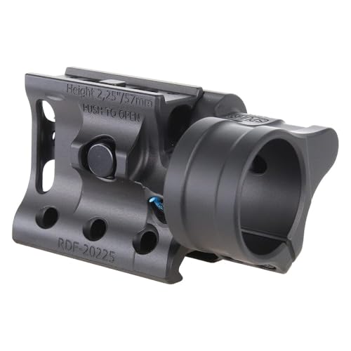 Spuhr Aimpoint T-2 H57mm/2.25' PIC Magnifier Mount, Quick-Flip, Durable Anodized Finish, Compatible with Red Dot Sights (RDF-20225K)