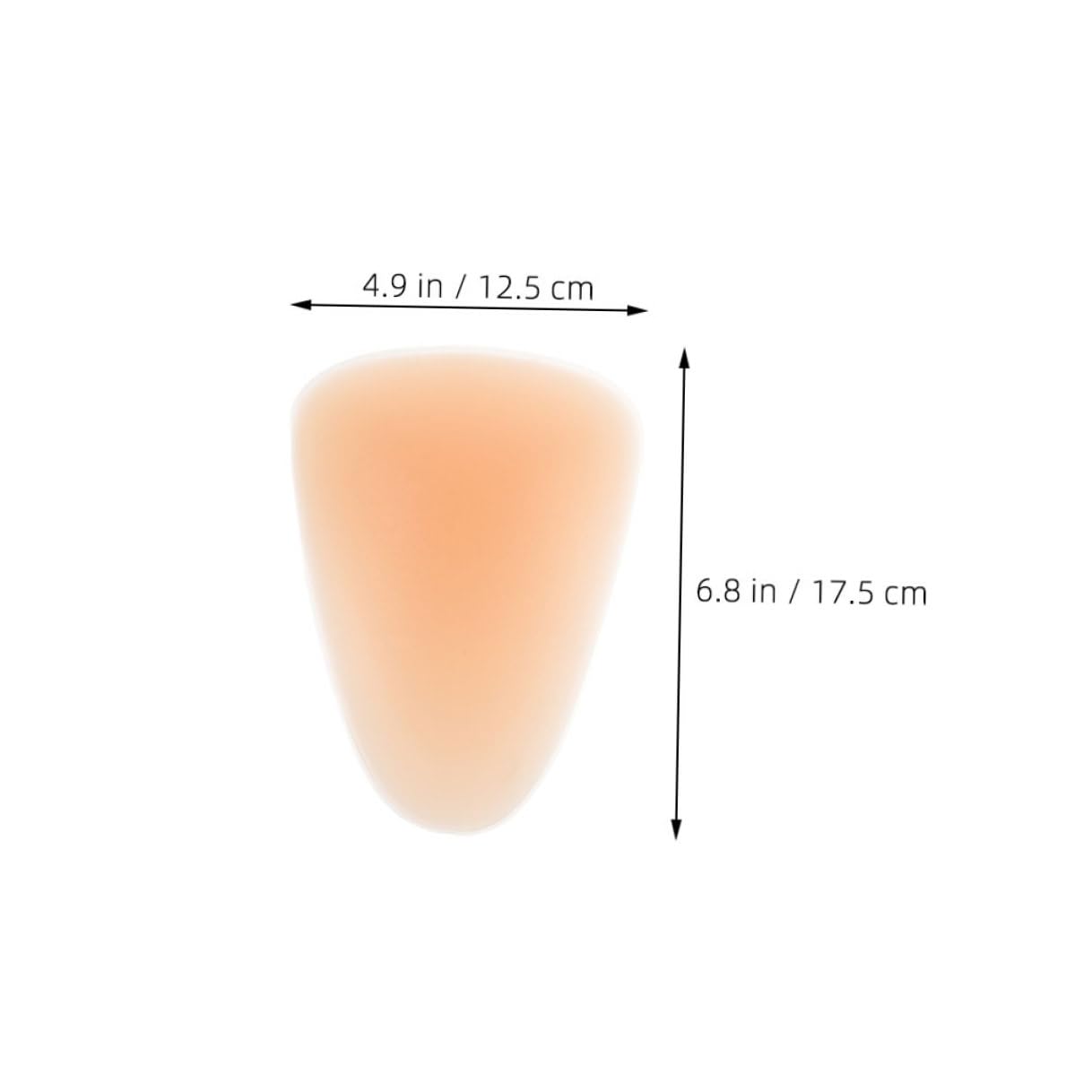Toyvian Ginocchiere in Silicone per Pattinaggio e Sci Unisex Beige 4 Pezzi Alta Elasticità e Facile da Indossare Stabilizzatore del Ginocchio Sportivo