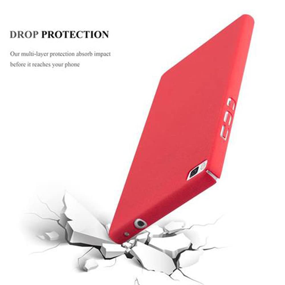 Custodia Compatibile Con Motorola Moto X Play In Frosty Rosso