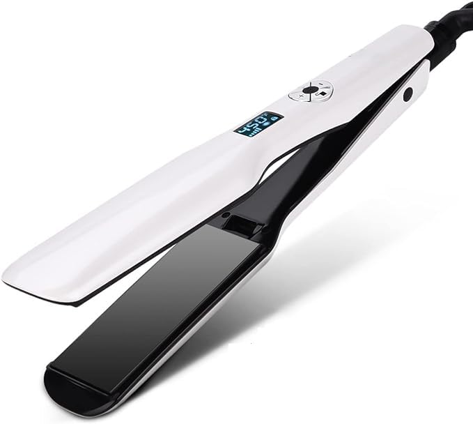 Plancha de Pelo Placas Anchas Cerámica Turmalina 1.8 pulg miniatura 1