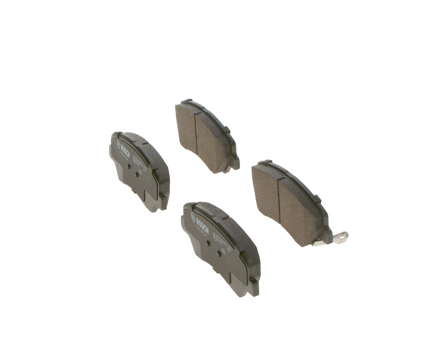Bosch BP2488 - Pastiglie Freni Auto, Asse Anteriore - Qualità Bosch - Riduzione del Rumore e della Polvere - Certificazione ECE-R90 - Senza Rame - 1 Confezione da 4 Pastiglie