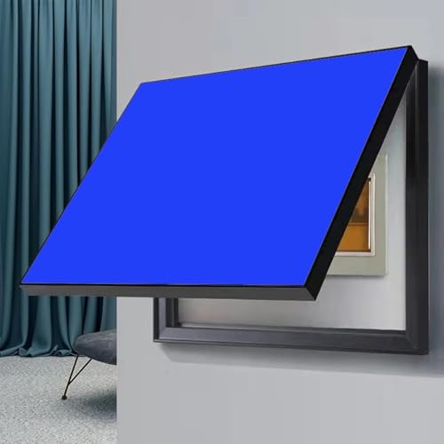 Peinture décorative de compteur électrique pour harmoniser le couloir de la maison