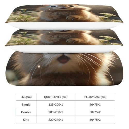 Housse de couette lapin 3D hypoallergénique pour le sommeil des enfants - 6