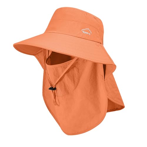 Image of Sun Hat for Men Women with Neck Flap,UPF 50+ UV Protection Fishing Hat