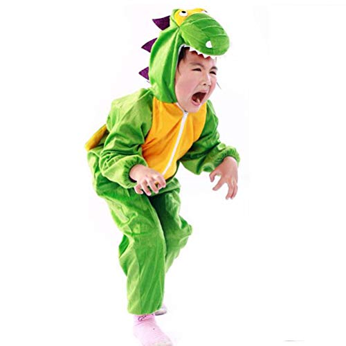 Fantasia de dinossauro infantil Amosfun Dino Halloween Fantasia de festa festival animal Cosplay, Ve