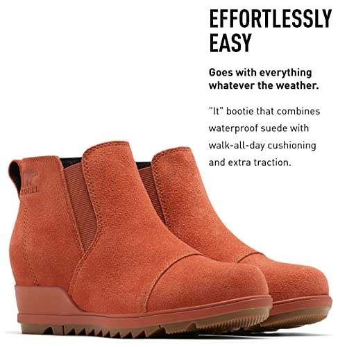 Sorel Women's Evie Pull-On Boot - Warp Red, Gum 10 - Size 7.5 #TOP2