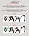 Donner Guitar Capo for Electric and Acoustic Guitar DC-2, Ukulele Capo Black with 4 Picks