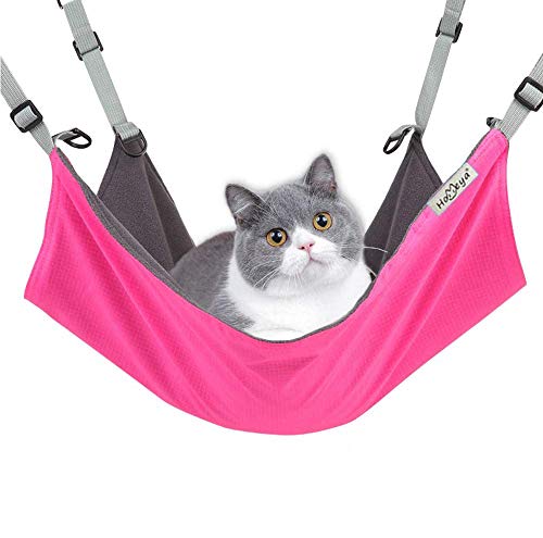 HOMEYA Cat Hammock Bed, Pet Hanging Cage Chair Hammock for Cats,Kitten,Small Dog,Puppy,Ferret,Rabbits or