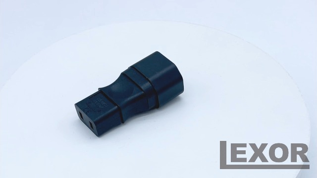 Amazon.co.jp: LEXOR 2P 3P変換プラグ C14 C9 3極オス 2極メス AC