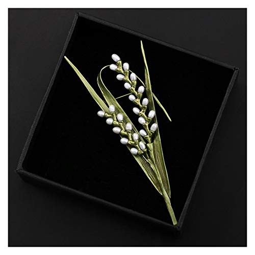 broches Broche de riz Perle élégante Pinches à cuisson à haute température Vernis à pâte à cuisson sans fadoration Broche Broche Pin for femmes anniversaire anniversaire mariage bijoux cadeaux broches