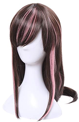 Amazon.co.jp: コスプレウィッグ キズナアイ Kizuna AI風 耐熱 かつら