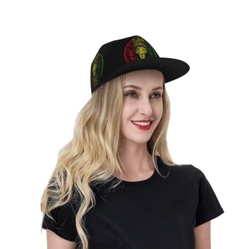 Gorra de béisbol QANCOSI estilo flat brim unisex miniatura 7