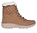 Skechers Women's EASY GOING-GAME HOUR Ankle Boot, Chestnut, 10