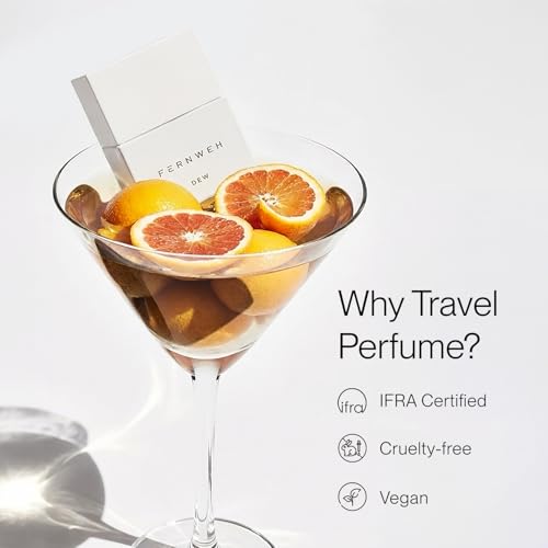 Image of Fernweh Dew Travel Perfume (20ml) | Long Lasting Perfume for Women | Citrus & Floral Pocket Friendly Eau De Parfum | Perfect for Party, Outing, Office & Dates