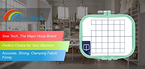 Image of Sew Tech SA417 Embroidery Hoop for Brother PE200 PE190D PE180 PE180D PE170D PE150 PE150V PE100 Baby Lock Accent EM1 EM2 etc. Sewing and Embroidery Machine Hoop