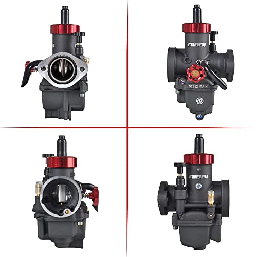 Nibbi Carburetor Pe28Mm,Fit 200Cc 250Cc Flange Motorcycle Engine With Carb Jets - For Dirt Pit Bike Mini Bike Motocross Cg175/200/250 #TOP4
