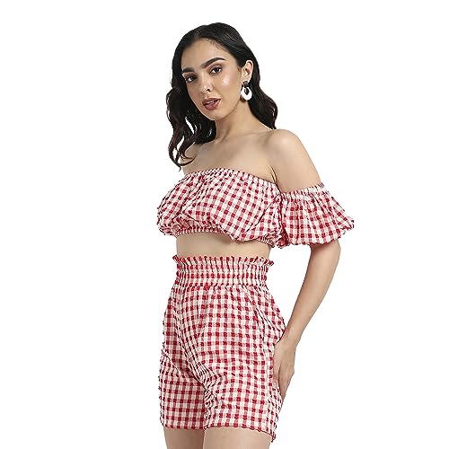 Image of Campus Sutra Polyester Women Pajama Set