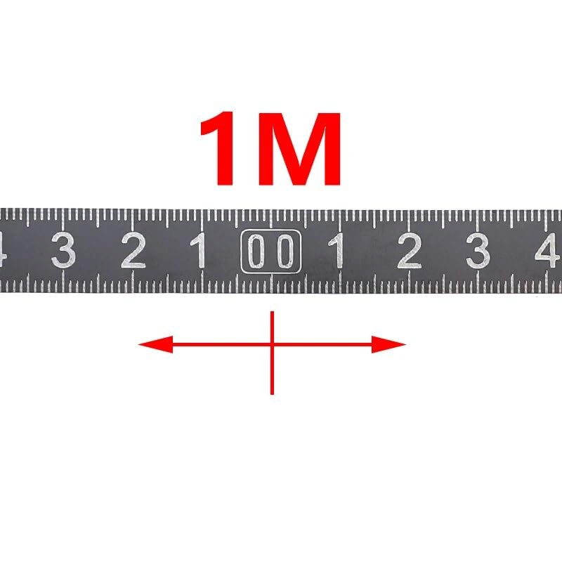 Cinta métrica adhesiva de acero inoxidable 1-3 m miniatura 2