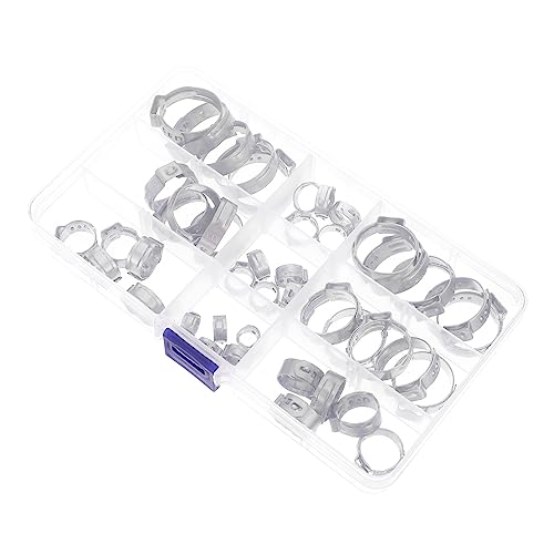 PRETYZOOM Professional Strength Single Ear Hose Clamp 45 Pack Universal Fit Easy Applicati