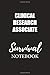 Clinical Research Associate Survival Notebook: Small Undated Weekly Planner for Work and Personal Everyday Use Habit Tracker Password Logbook Music Review Playlist Diary Journal