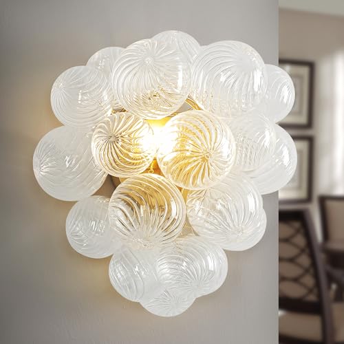 Vintage Bubble Glass Wall Lamp