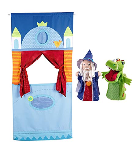 HABA Handpuppen (Türtheater + Zaubere & Drache)