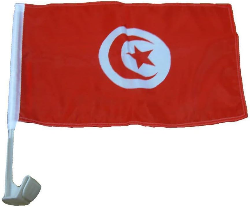 12x18 Wholesale Lot 12 Tunisia Country Car Vehicle 12"x18" Flag