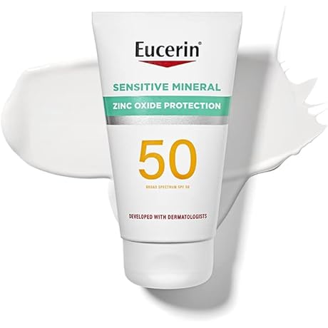 Eucerin Sun Sensitive Mineral Sunscreen Lotion SPF 50 - For Oily and Acne-Prone Skin