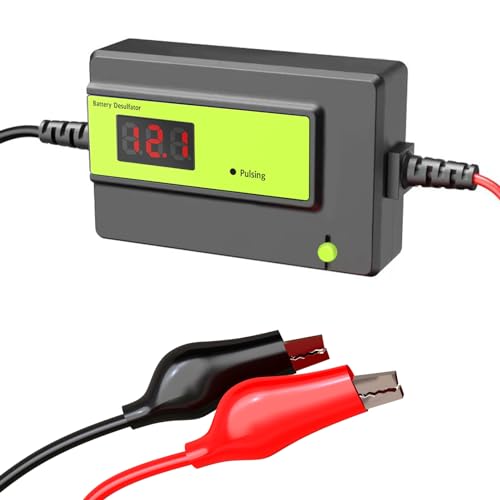 Auto Pulse 12 24 36 48V Desulfatador/mantenedor de baterías para Autos de batería, Camiones, Botes, Motocicletas AGM, Gel, SLA Batería de Plomo ácido