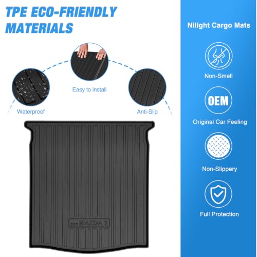 Image of Nilight Cargo Mat for Mazda 6 Sedan 2014-2021