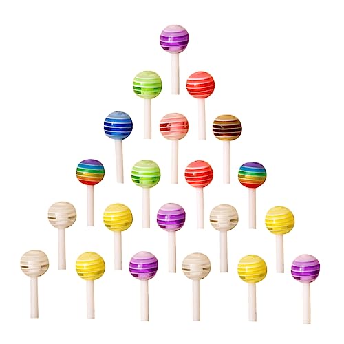 VICASKY Nail Charm Fashion Set 3D Lollipop Nail Art 100pcs Decor Easy DIY Manicure Kit