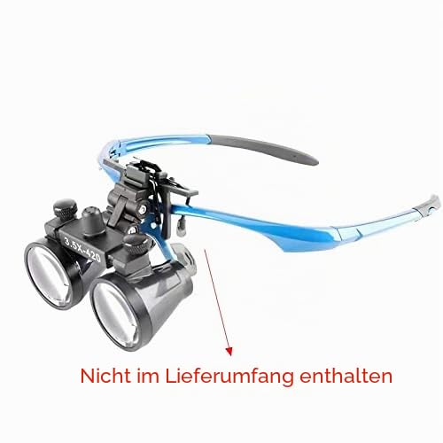 Orila Lupe zum Anklippen mit Metallclip für Brillen (3,5-fach)