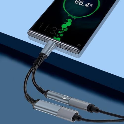 Répartiteur de son type C anti-grésillement avec charge rapide PD 60W