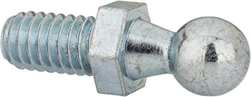0.39" Diam Zinc Plated Ball Studs - for Hydraulic Dampers & Gas Spring (20 Pack)