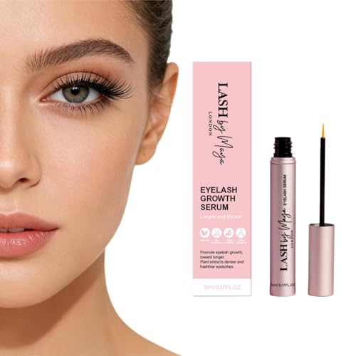 Glowsty Lashes Siero Ciglia/Lash By Marya Siero Ciglia London Rosa 2.0, per Ciglia più Lunghe, Spesse e Piene (1PCS)