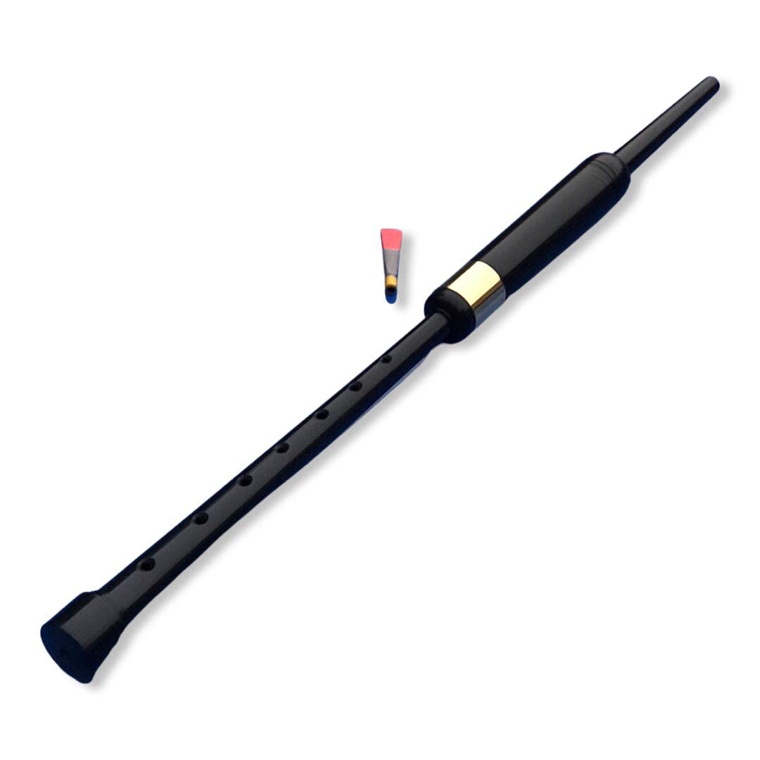 McWilliams BAGPIPE PRACTICE CHANTER FOR BEGINNERS ADULT, (Black Silver)
