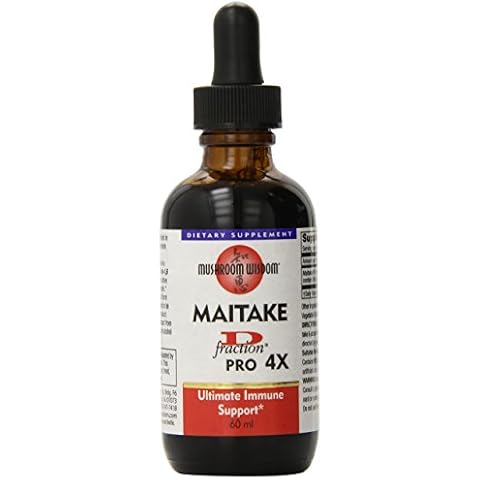 Mushroom Wisdom, Inc. Maitake D Fraction Pro 4X ,2.02 Fl Oz Cover