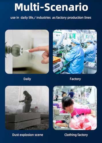 سوار معصم مضاد للكهرباء الساكنة - سوار تفريغ لاسلكي للتخلص من الكهرباء الساكنة في الملابس والحياة اليومية